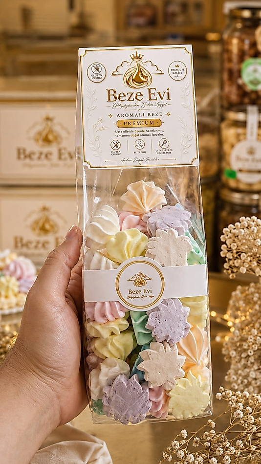 HEDİYELİK  BEZE 60gr - KOLİ 20 ADET