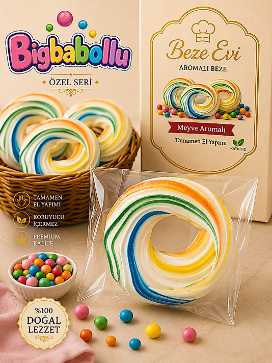 BİGBABOLLU HALKA BEZE-KOLİ İÇİ 50 ADET